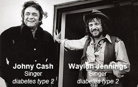 Johhny Cash & Waylon Jennings - country singers